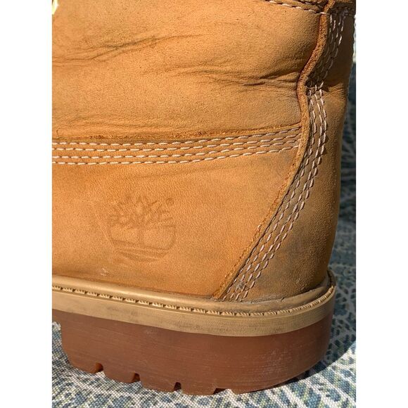 Timberland Classic 6" Waterproof wheat Boots YOUTH UNISEX sz 5.5 - Picture 10 of 11